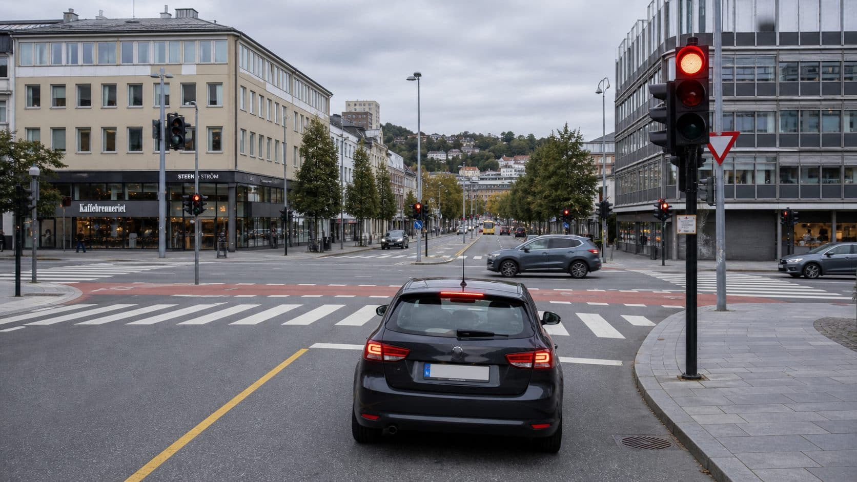 Kryss og lyskryss illustrasjon