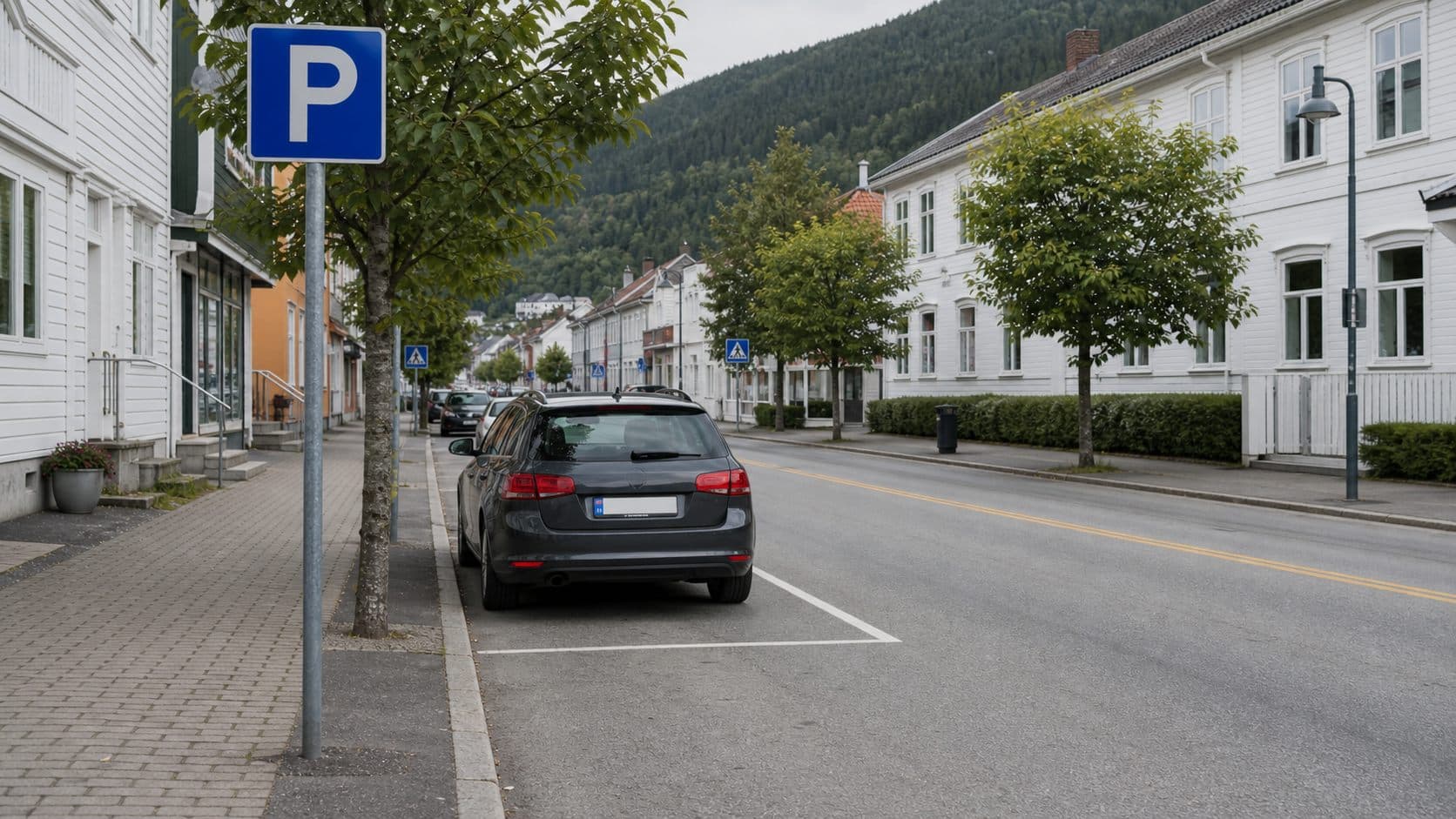 Parkering illustrasjon