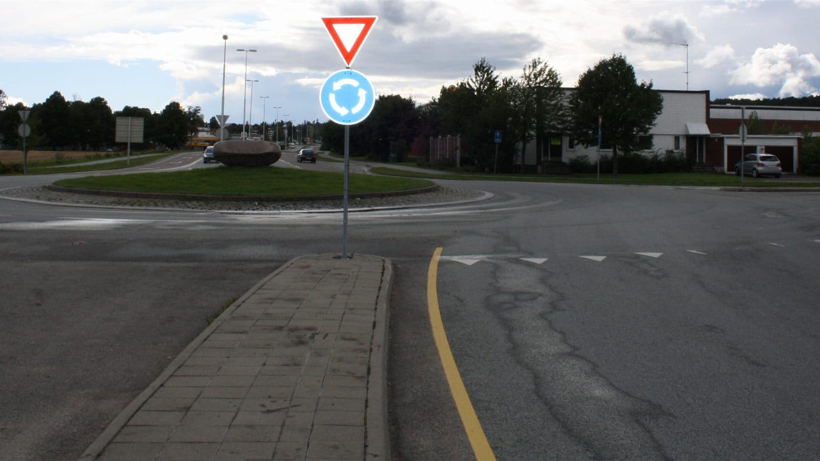 Rundkjøring illustrasjon